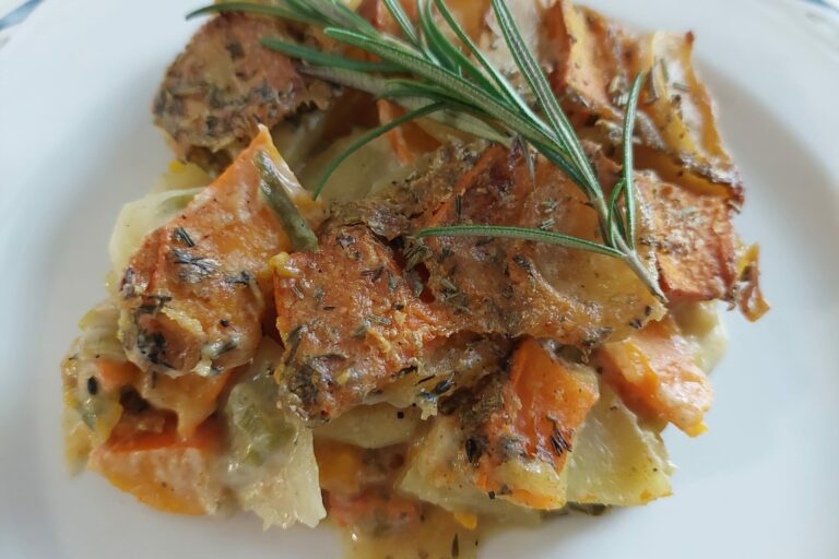 Bild Kuerbis-Kartoffel-Auflauf