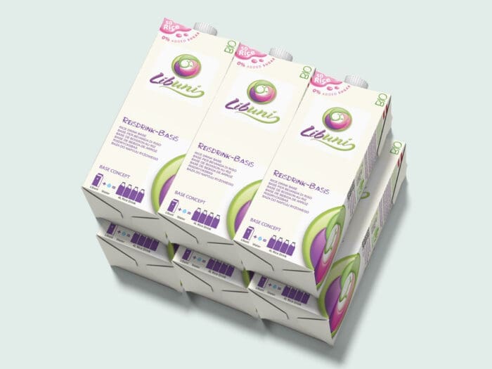 6erpack Libuni BIO Reis Drink Basis 6x1 L – Bild 1